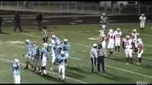 Football Player Ejected For Back Handspring