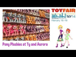 My Little Pony Plush from Aurora and Ty at Toy Fair NYC 2014