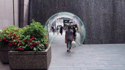 Midtown Manhattan Waterfall