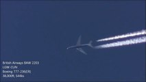 Contrail Spotting 2014 Wide Body Aircraft in HD