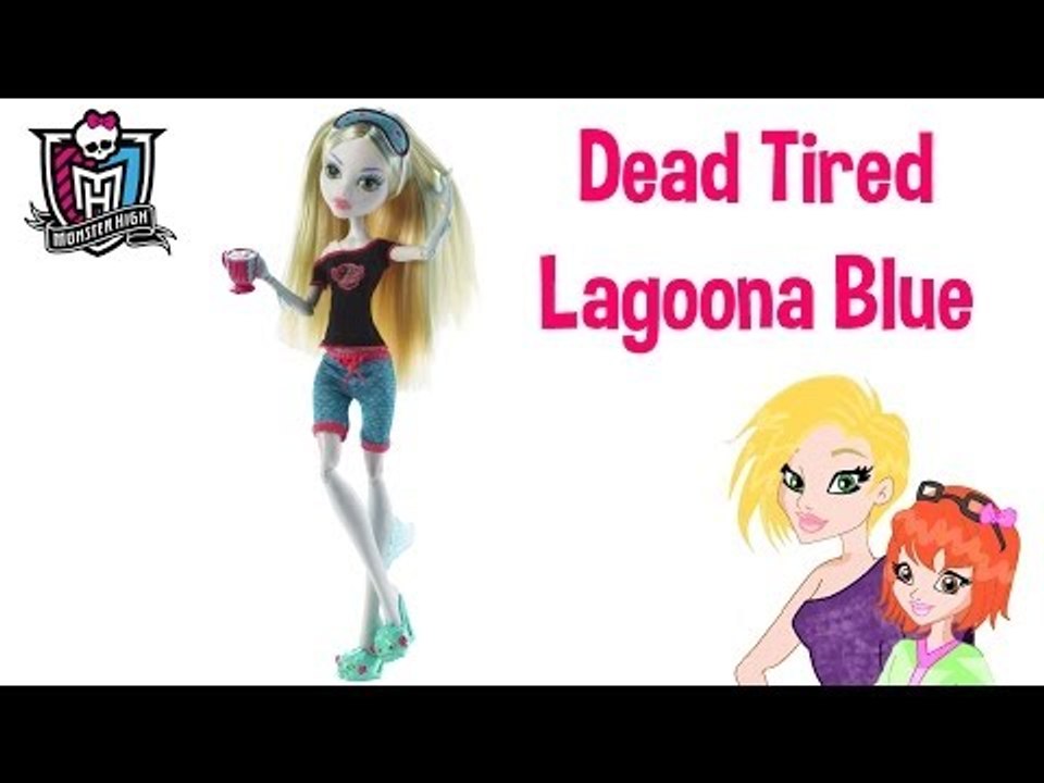 Monster High Dead Tired Wave 3 Lagoona Blue Doll Review