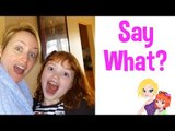 Gracie and Mommy Fun with You Tube Closed Captioning