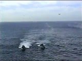 US-Navy CH-46 Sea Knight crashes while landing on USNS Pecos