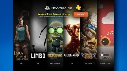 PlayStation Plus Free Games August 2015