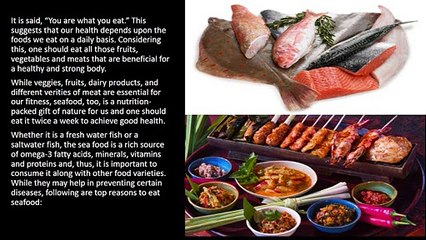 Top 6 Reasons Why You Should Eat Fresh Seafood Twice a Week