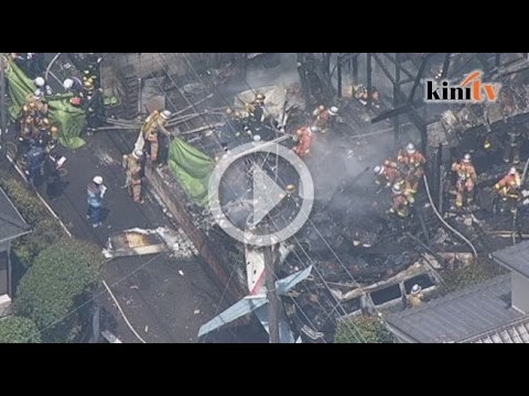 Three dead as small plane crashes into Tokyo suburb