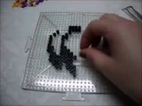 tutorial hama beads/pyssla panda   diy spilla