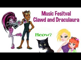 Monster High Music Festival Clawd and Draculaura Two Pack  Review