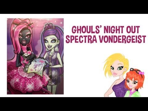Monster High Ghouls Night Out Spectra Vondergeist Doll Review