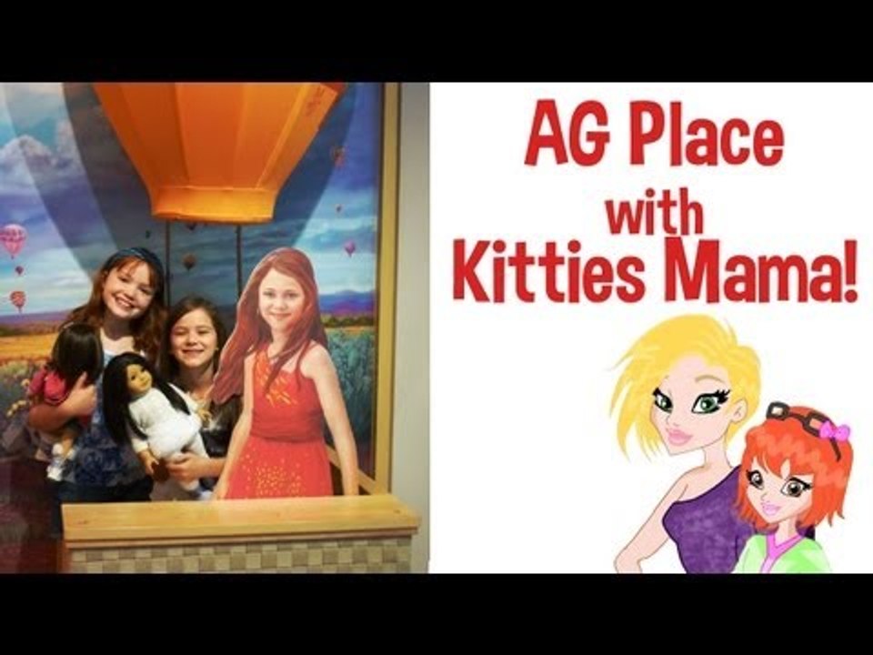 Mommy and Gracie Meet Kitties Mama at the American Girl Place in Virginia!