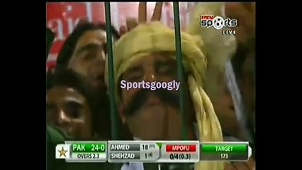 Mukhtar Ahmed brillient inning against Zimbabwe