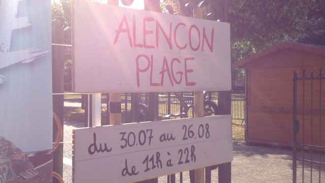 Alençon Plage : sable, bar et animations