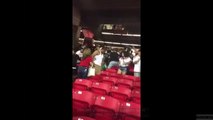 Mexique - Panama (2-1) Supporters qui se battent dans les tribunes