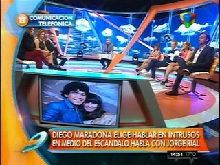 Maradona habla en Intrusos