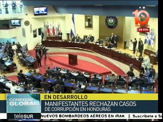 Hondureños piden un plebiscito para una Comisión contra la Impunidad
