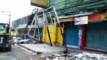 Desmantelan ventas en centro histórico de San Salvador