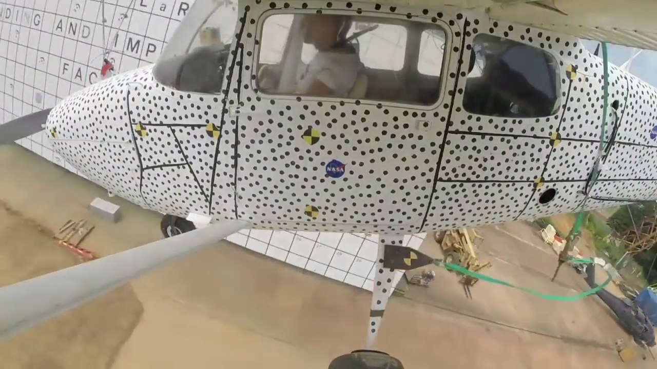 Carsh test sur un avion Cessna - recherche de la NASA