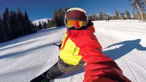 GoPro Snowboarding Tips: Using an extendable pole