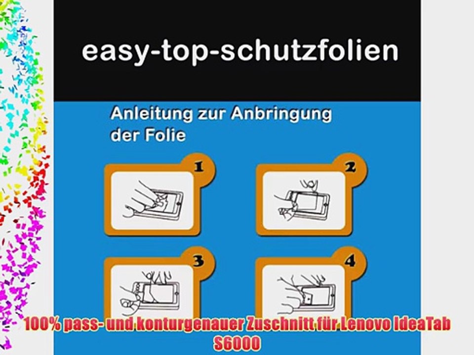 3x easy-top-schutzfolien antireflex Display Schutzfolie (entspiegelt - anti fingerprint) passend