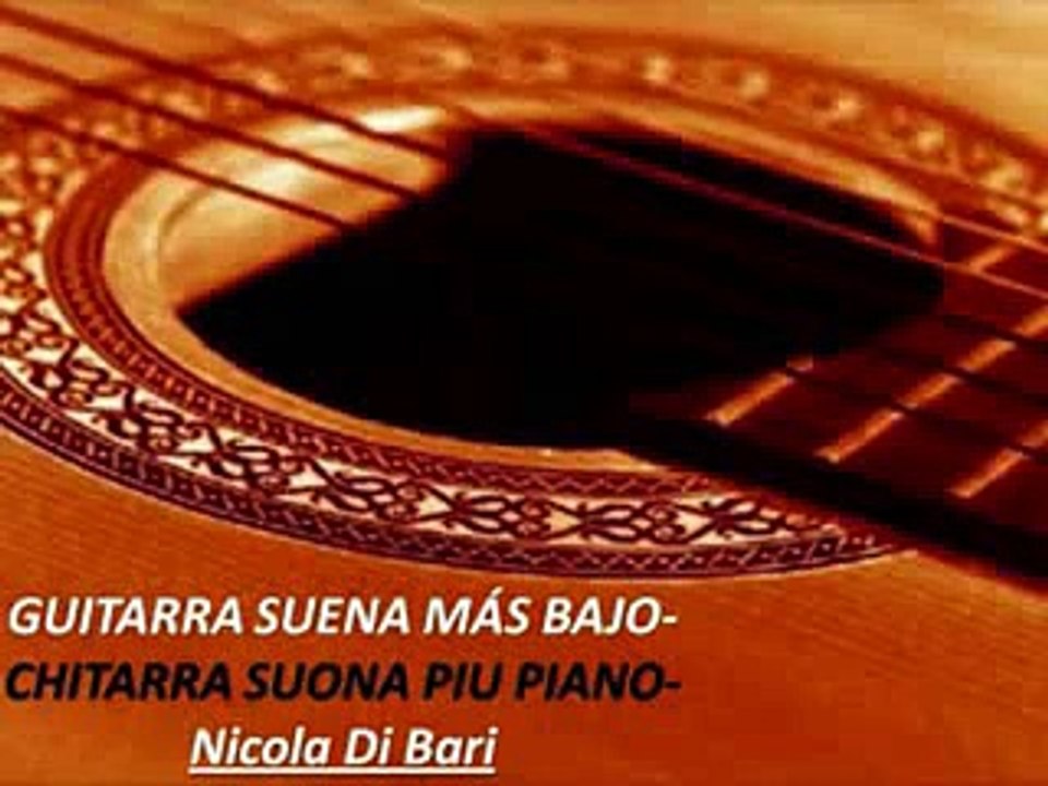 Nicola di Bari Chitarra suona piu piano Video Dailymotion