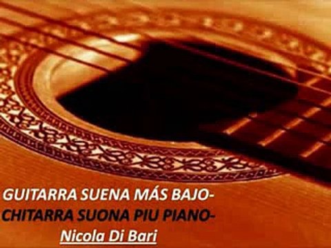 Nicola di Bari Chitarra suona piu piano