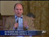 Correa se reunió con asambleístas de PAÍS
