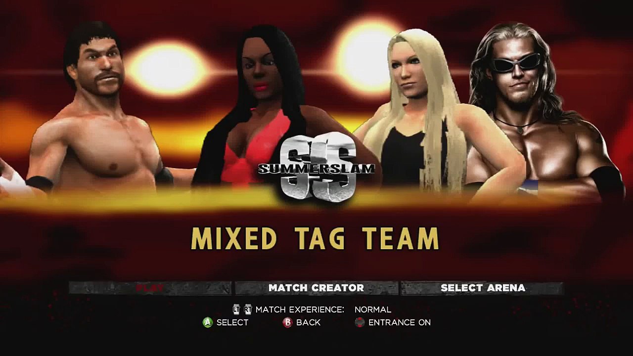 WWE 13: Sable & Edge vs Jacqueline & Marc Mero