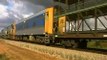 Pacific National,Double Decker ,Freight Train,Locomotives NR 60 & NR 53, Australia.