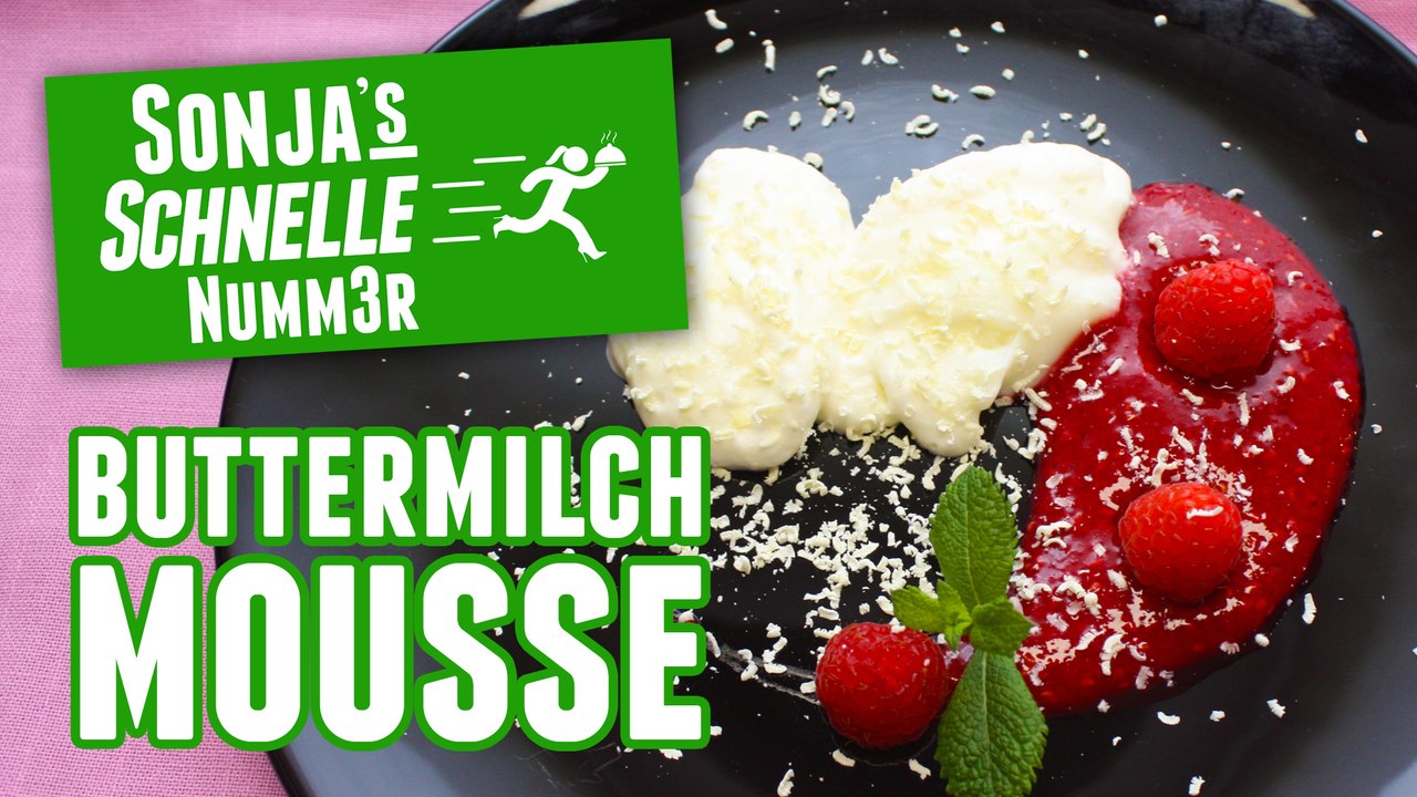 Buttermilch-Mousse - Rezept (Sonja's Schnelle Nummer #75)