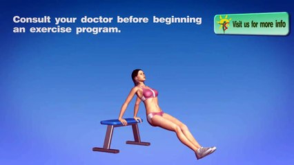 Lat and Triceps Exercises at Home without Weights for Women and Men