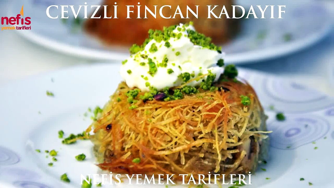 Cevizli Fincan Kadayıf Tarifi  Nefis Yemek Tarifleri
