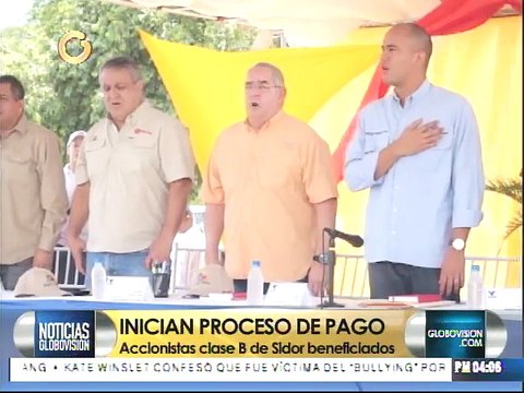 Se realiza primer pago a accionistas clase B de Sidor