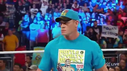 Rusev confronts  vs John Cena