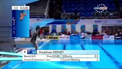 YouTube: Australiana ejecuta el peor clavado en la historia de esta disciplina