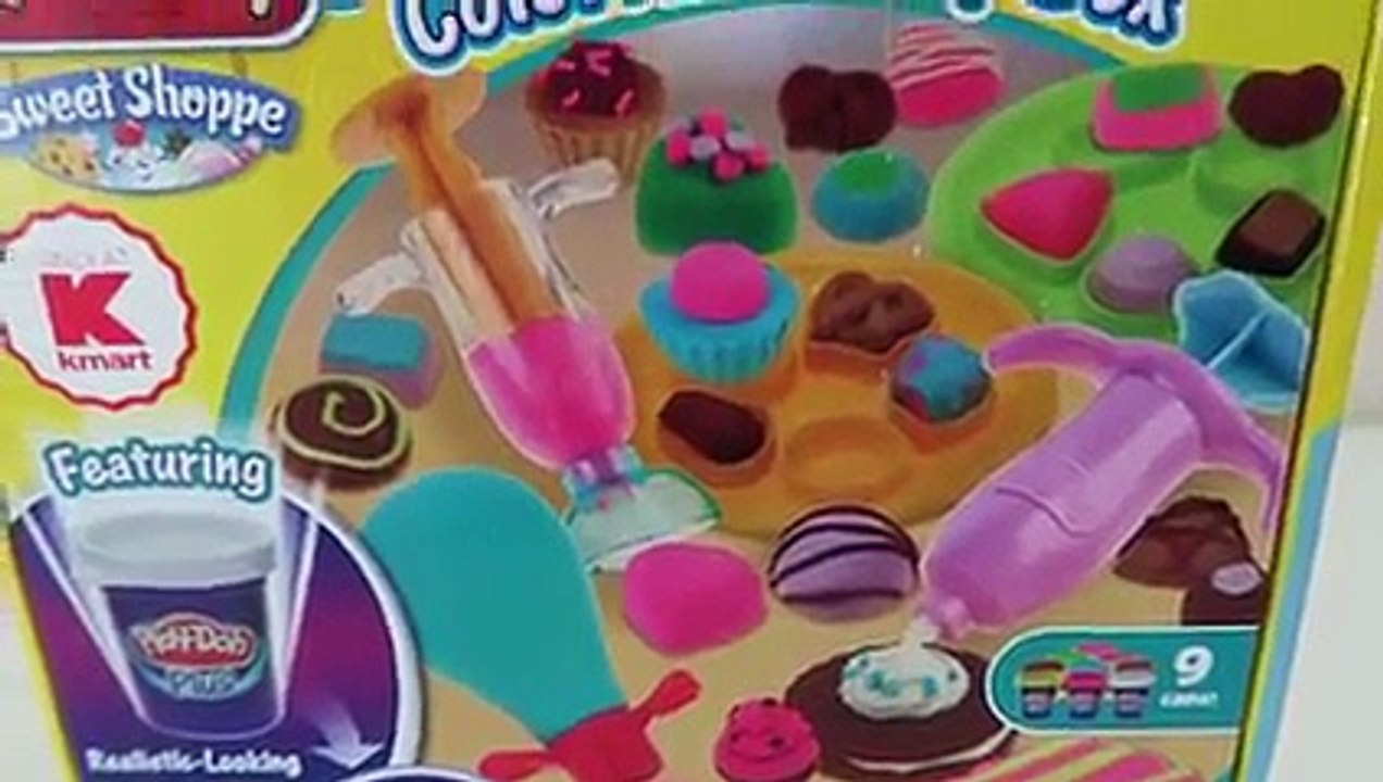Play Doh Sweet Shoppe Colorful Candy Box Play Dough Plus Whipped Cream Desserts Playset!