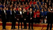 Chief Rabbi, Lord Sacks with Shabbaton Choir Singing Oseh Shalom