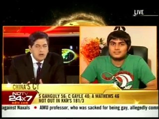 Ankit Fadia Ethical Hacker on NDTV 24x7 Talking about China - India Cyber War www.ankitfadia.in