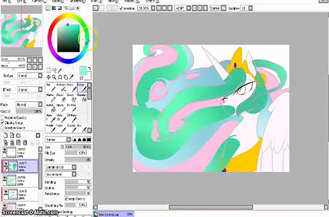 MLP Speedpaint: Celestia