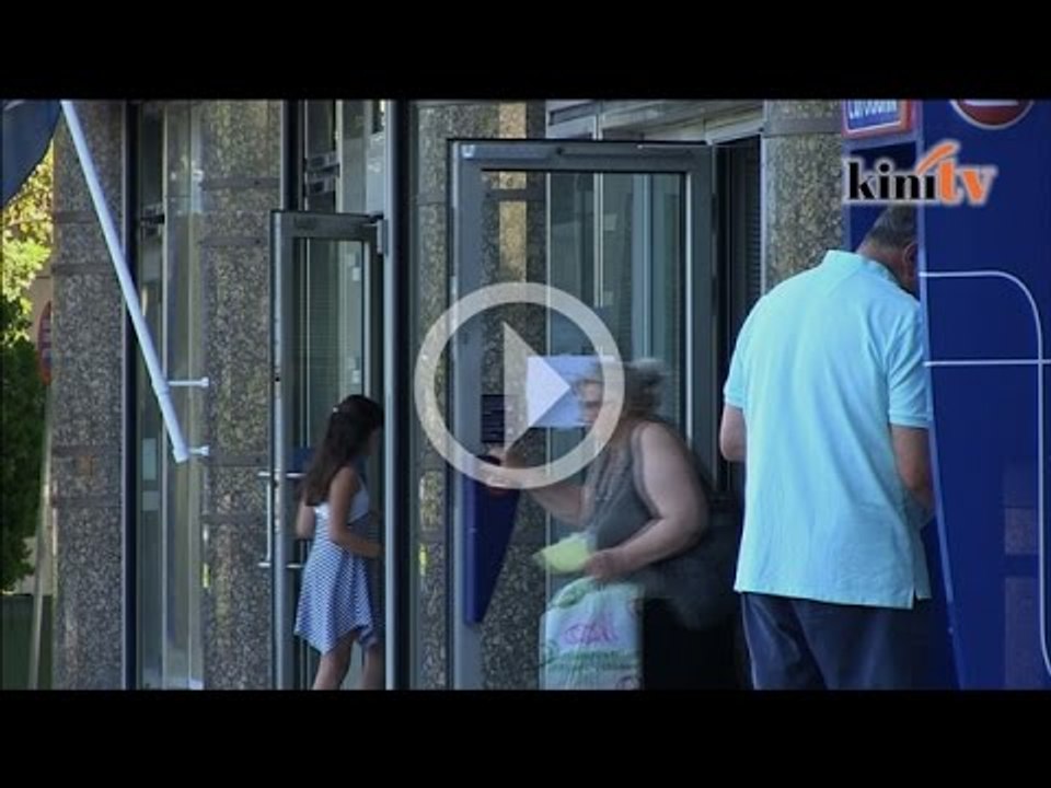 Bank di Greece beroperasi selepas ditutup 3 minggu