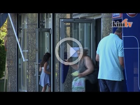 Bank di Greece beroperasi selepas ditutup 3 minggu