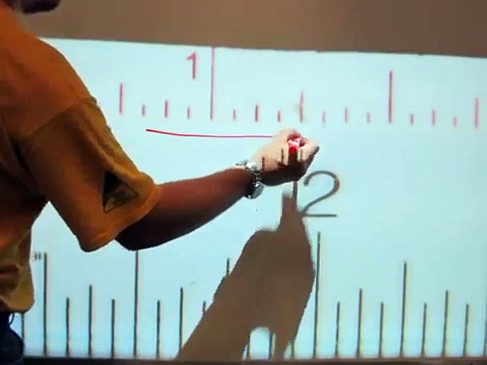 Read a tape measure in INCHES