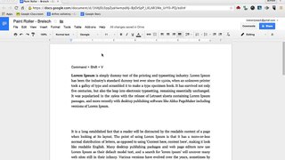 How to match formatting in a Google Document (Paint Roller)