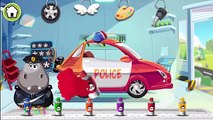 Police Car Wash For Kids  Police car games for children  Police car cartoon for children  Police