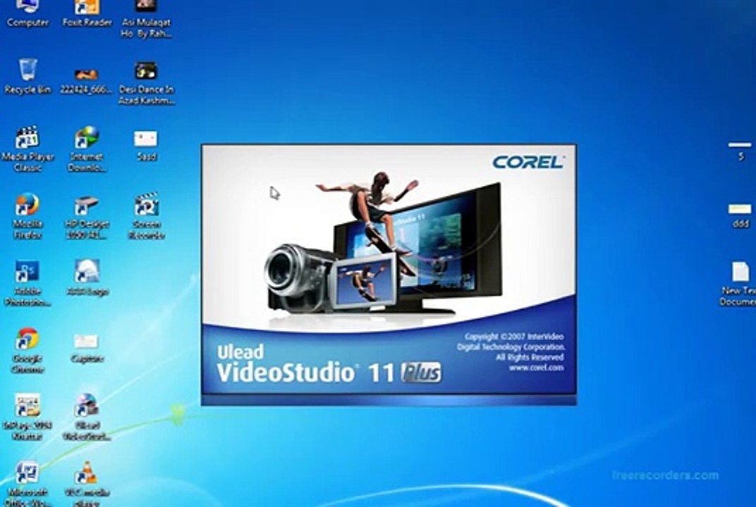 How To Make Text Bar Slide In Ulead Video Studio Urdu_Hindi Tutorial