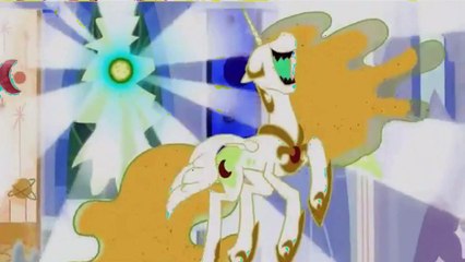 The Mane 6 Defeat Nightmare Moon in Princess Luna's Dream:Solarize Effect