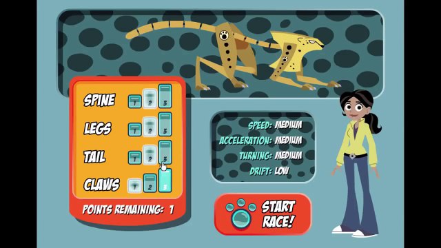 Wild Kratts Go Cheetah Go Cartoon Animation PBS Kids Game Play Walkthrough