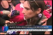 Gladys Tejeda: Así fue la llegada de la fondista (VIDEO)