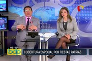 Panamericana Televisión realiza cobertura especial por Fiestas Patrias