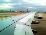 Spirit Airline Airbus A319 Pushback,Taxi,Takeoff Ft.Lauderdale-Tampa KFLL-KTPA 2/4