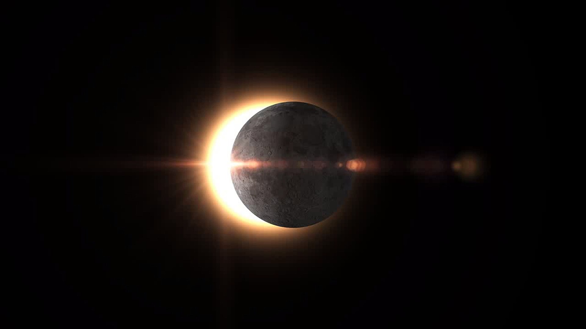 ⁣3d animation of Landscapes, for film, Documentaries and Deckstop Total Eclipse